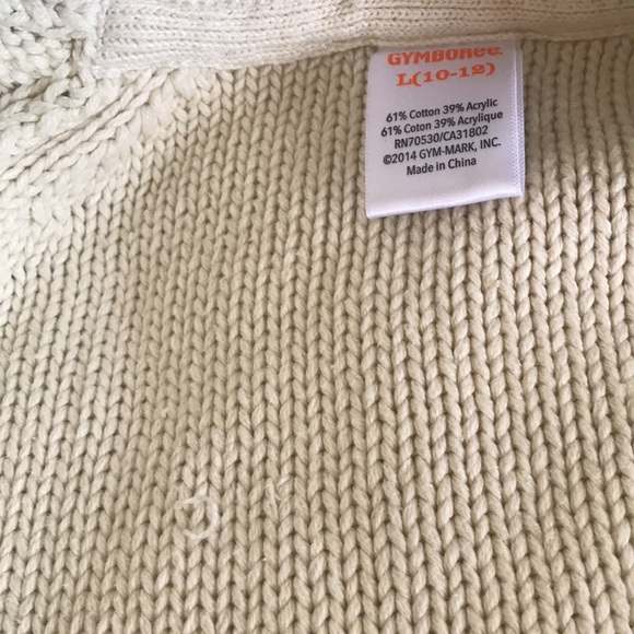 *️⃣ 2/$30 Gymboree size L cable knit sweater - Picture 10 of 11